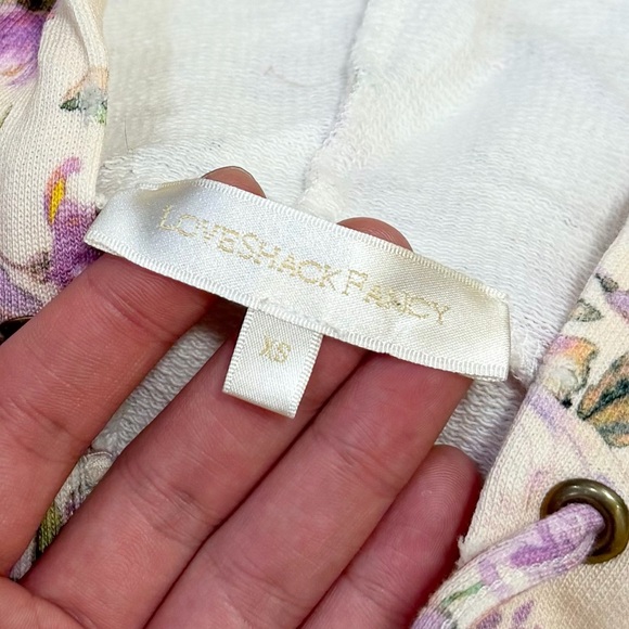 LoveShackFancy Women’s Kirby Floral Hoodie Sweater - Picture 3 of 7